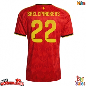 Belgium Alexis Saelemaekers #22 Replica Home Stadium Shirt World Cup 2026 Short Sleeve
